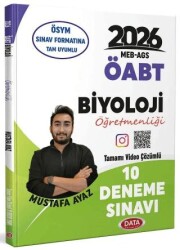 2026 ÖABT MEB-AGS Biyoloji Öğretmenliği 10 Deneme Çözümlü - Data Yayınları