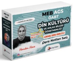 2026 ÖABT MEB-AGS Din Kültürü ve Ahlak Bilgisi Çıkmış Soru Analizli Ders Notları Seti - Dizgi Kitap