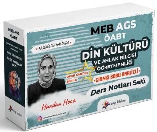 2026 ÖABT MEB-AGS Din Kültürü ve Ahlak Bilgisi Çıkmış Soru Analizli Ders Notları Seti - 1