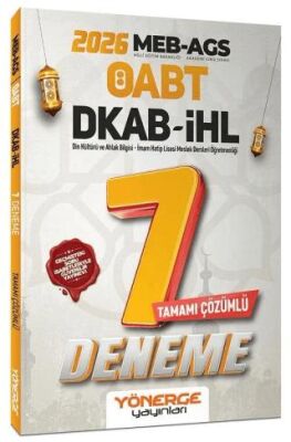 2026 ÖABT MEB-AGS DKAB Din Kültürü ve Ahlak Bilgisi, İmam Hatip Lisesi Öğretmenliği 7 Deneme Çözümlü - 1