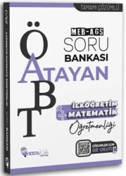2026 ÖABT MEB-AGS İlköğretim Matematik Öğretmenliği Atayan Soru Bankası Çözümlü - Hoca Kafası Yayınları