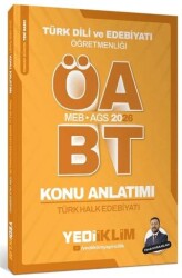 2026 ÖABT MEB-AGS Türk Dili ve Edebiyatı Türk Halk Edebiyatı Konu Anlatımı - Yediiklim Yayınları