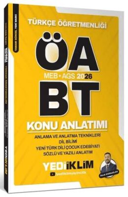 2026 ÖABT MEB-AGS Türkçe Anlama ve Anlatma Teknikleri, Dil Bilimi, Yeni Türk Dili, Çocuk Edebiyatı, - 1