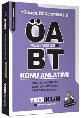 2026 ÖABT MEB-AGS Türkçe Türk Halk, Eski Türk, Yeni Türk Edebiyatı Konu Anlatımı - 1