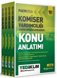 2026 PAEM Komiser Yardımcılığı ve Rütbe Terfi Sınavlarına Hazırlık Konu Anlatımı Seti 4 Modül - Yediiklim Yayınları