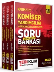 2026 PAEM Komiser Yardımcılığı ve Rütbe Terfi Sınavlarına Hazırlık Modüler Set Tamamı Çözümlü Soru B - Yediiklim Yayınları