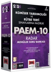 2026 PAEM Komiser Yardımcılığı ve Rütbe Terfi Sınavlarına Hazırlık Radar Modüler Soru Bankası - Yargı Yayınevi
