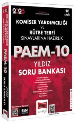 2026 PAEM Komiser Yardımcılığı ve Rütbe Terfi Sınavlarına Hazırlık Yıldız Soru Bankası - 1