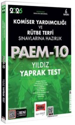 2026 PAEM Komiser Yardımcılığı ve Rütbe Terfi Sınavlarına Hazırlık Yıldız Yaprak Test - Yargı Yayınevi