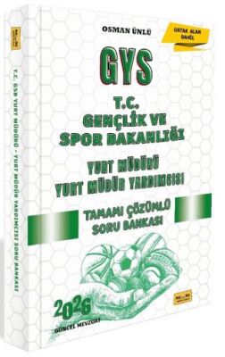 2026 T.C. Gençlik ve Spor Bakanlığı GYS Yurt Müdürü - Yurt Müdür Yardımcısı Tamamı Çözümlü Soru Bank - 1