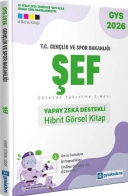 2026 T.C. Gençlik ve Spor Bakanlığı Şef Yapay Zeka Destekli Hibrit Kitap - 1
