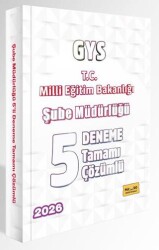 2026 T.C. Milli Eğitim Bakanlığı GYS Şube Müdürlüğü Tamamı Çözümlü 5 Deneme - Makro Kitabevi