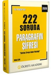 2026 Tüm Adaylar İçin 222 Soruda Paragrafın Şifresi - Pegem Akademi Yayıncılık