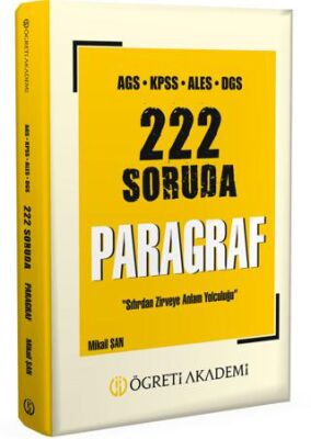AGS KPSS ALES DGS 222 Soruda Paragraf - 1