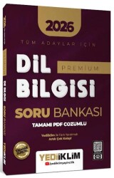 Premium Dil Bilgisi Soru Bankası Tamamı PDF Çözümlü - Yediiklim Yayınları