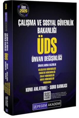 2026 ÜDS Çalışma ve Sosyal Güvenlik Bakanlığı Ünvan Değişikliği Sınavlarına Hazırlık Konu Anlatımlı - 1