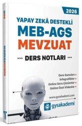 2026 Yapay Zeka Destekli MEB-AGS Mevzuat Ders Notları - gysakademi