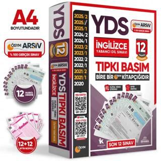 2026 YDS İngilizce ÖSYM Tıpkı Basım Çıkmış Soru 12li Deneme Paketi Video-PDF Çözümlü Türkiye Geneli - 1