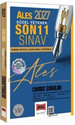 2027 ALES Sözel Yetenek Son 11 Sınav Tamamı Çözümlü Çıkmış Sorular - Yargı Yayınevi