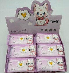 24 Lü Kutu Islak Mendil Mor - BKM Kitap