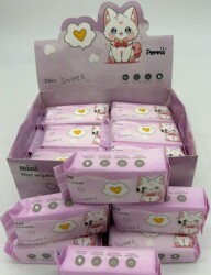 24 Lü Kutu Islak Mendil Mor - 2