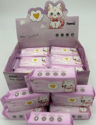 24 Lü Kutu Islak Mendil Mor - 2