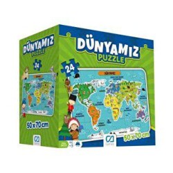 Ca Games Dünyamız Puzzle 24 Parça - CA Games