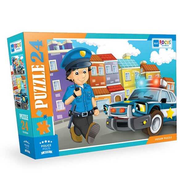 24 Parça Police Polis Blue Focus Yayınları