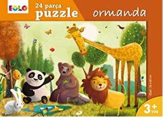 24 Parça Yer Puzzle- Ormanda - Eolo Yayıncılık