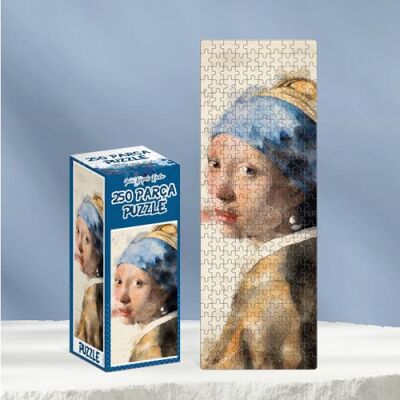 250 Parça Puzzle-İnci Küpeli Kadın - 1