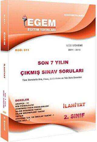 2. Sınıf İlahiyat Çıkmış Sınav Soruları - Egem Eğitim Yayınları