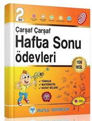 Mutlu Yayıncılık 2. Sınıf Çarşaf Çarşaf Hafta Sonu Ödevleri Video Çözümlü - Mutlu Yayıncılık