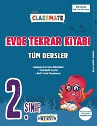 2. Sınıf Classmate Tüm Dersler Evde Tekrar Kitabı - Okyanus Yayınları