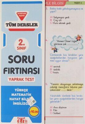 Karatay Yayınları 2. Sınıf Tüm Dersler Yaprak Test - 1