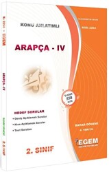 2. Sınıf 4. Yarıyıl Konu Anlatımlı Arapça 4 - Kod 2264 - Egem Eğitim Yayınları