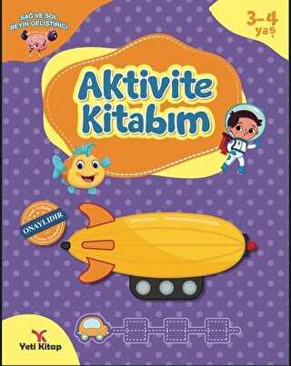 3-4 Yaş Aktivite Kitabım - Yeti Kitap
