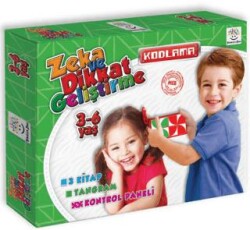 3-6 Yaş Kodlama ve Dikkat Geliştirme Seti Zeka Testleri, Dil Gelişimi, Kalem Tutma Becerisi, Mantıksal Düşünme, Bilişsel Beceriler - Yükselen Zeka Yayınları