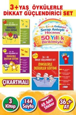 3 - 6 Yaş Öykülerle Dikkat Güçlendirici Eğitim Seti - 1