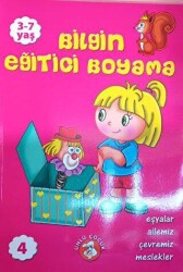 Bilgin Eğitici Boyama - 4 - Ünlü Çocuk Yayınları