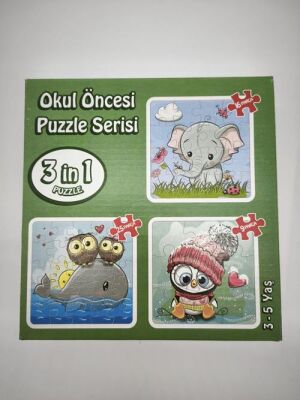 3 İn 1 Puzzle - 4