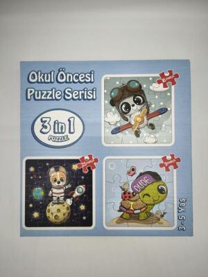 3 İn 1 Puzzle - 5