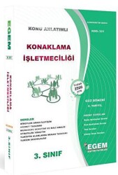 3. Sınıf 5. Yarıyıl Konaklama İşletmeciliği Konu Anlatımlı Soru Bankası Kod 321 - Egem Eğitim Yayınları