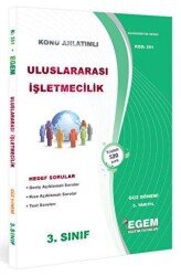 3. Sınıf 5. Yarıyıl Uluslararası İşletmecilik Konu Anlatımlı Soru Bankası Kod: 351 - Egem Eğitim Yayınları