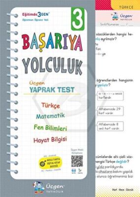 3. Sınıf Başarıya Yolculuk - Yaprak Test - 1