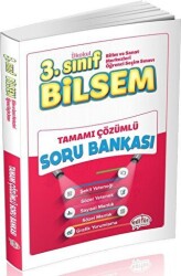 Editör Yayınevi 3. Sınıf BİLSEM Tamamı Çözümlü Soru Bankası - Editör Yayınevi