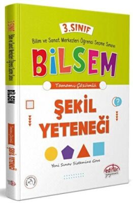 Editör Yayınevi 3. Sınıf Bilsem Hazırlık Şekil Yeteneği Tamamı Çözümlü - 1