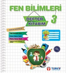 Türev Yayınları 3. Sınıf Fen Bilimleri Defter Kitabım - Türev Yayınları