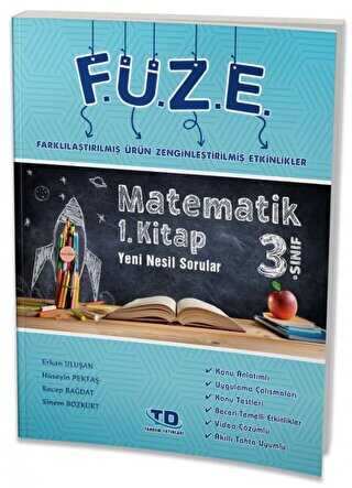 Tandem Yayınları 3. Sınıf FÜZE Matematik 1. Kitap Yeni Nesil Sorular