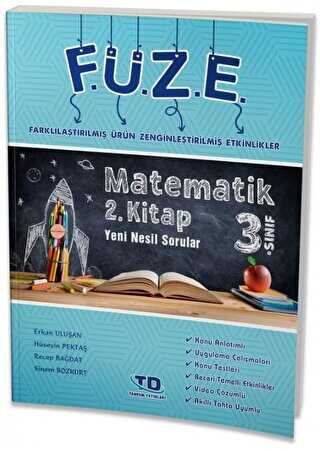 Tandem Yayınları 3. Sınıf FÜZE Matematik 2. Kitap Yeni Nesil Sorular