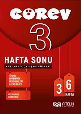 Nitelik Yayınları - Bayilik 3. Sınıf Görev Hafta Sonu Yeni Nesil Çalışma Föyleri - 1